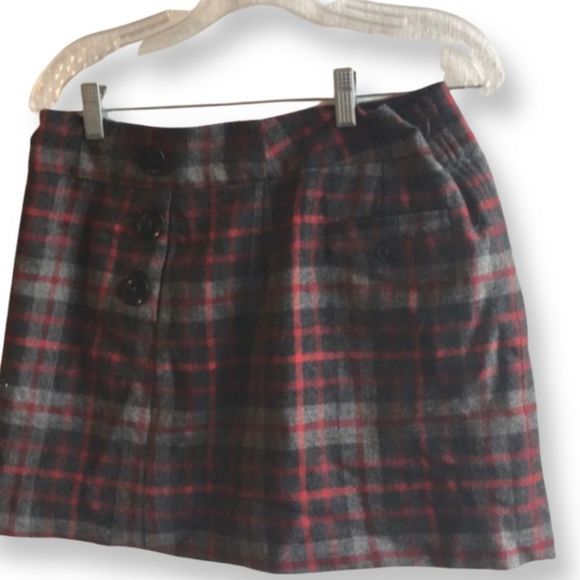EUC Gap Plaid Skirt Sz 4 - Picture 1 of 5